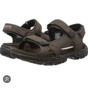 Skechers Men's Louden Outdoor Sandals Size 10 Extra Wide Width Brown